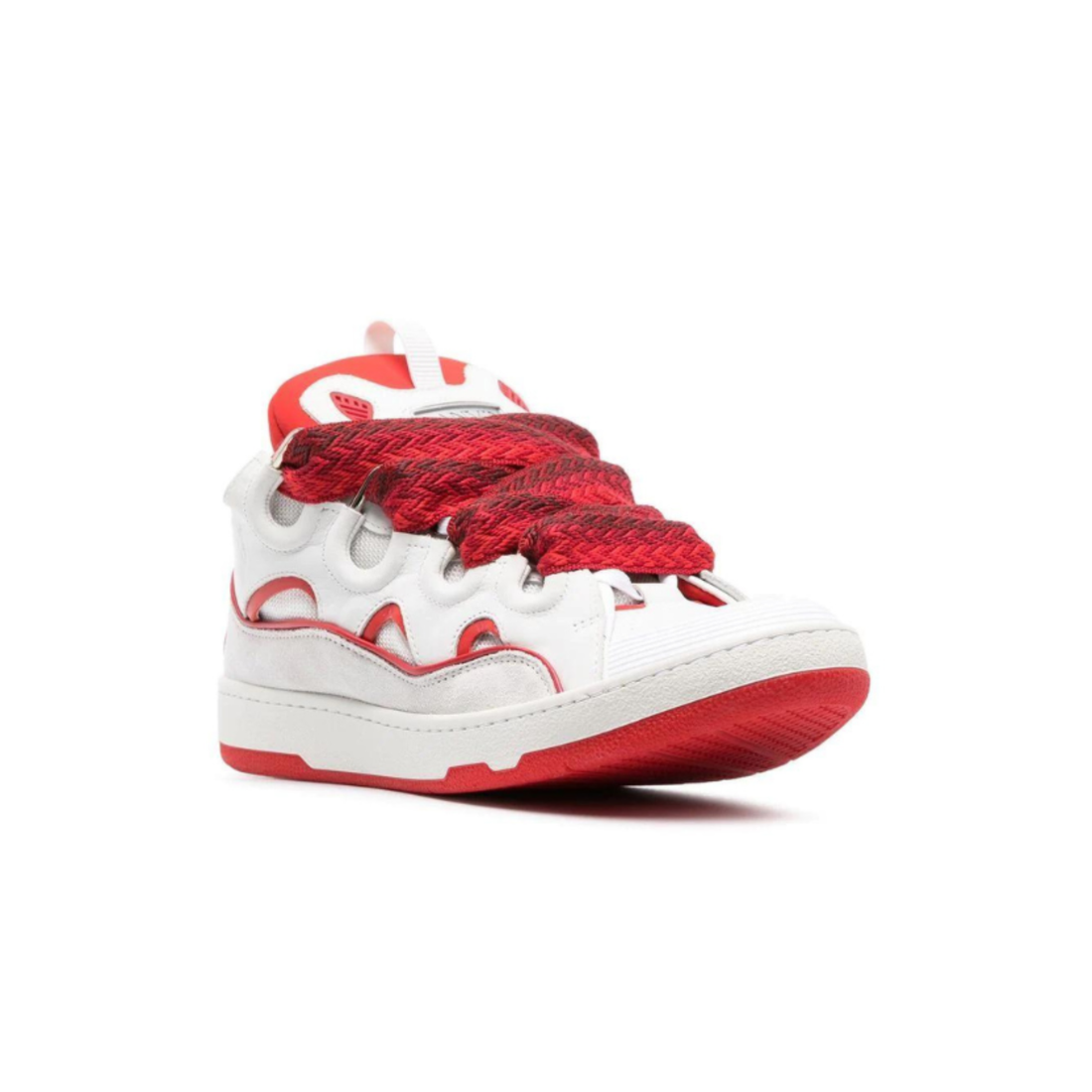 Curb White Red