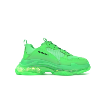 Triple S Neon Green Clear Sole