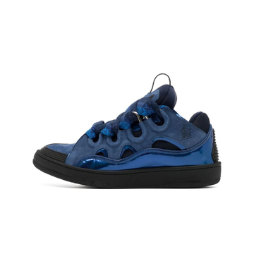 Curb rhinestone-embellished Blue