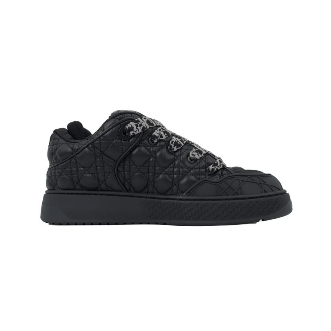 CD Skater Sneaker Black Quilted Cannage Calfskin