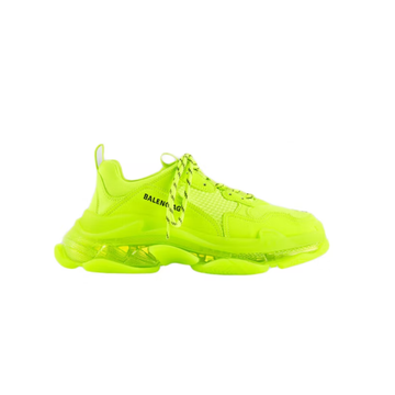 Triple S Clear Sole Fluo Yellow
