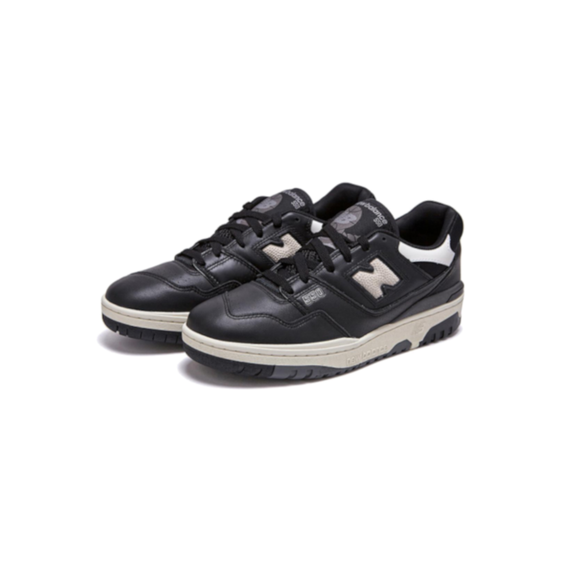 NB 550 Black Cream White